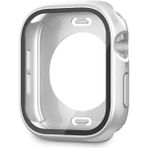 Nezih Case Apple Watch Seri 10 42MM / Seri 11 42MM Uyumlu 360 Derece Korumalı Kasa ve Ekran Koruyucu - Gümüş