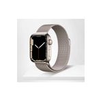 Nezih Case Apple Watch Seri 1/2/3/4/5/6/7/8/9/ultra/ultra2 42/44/45mm/49mm Hasır Örgü Metal Kordon