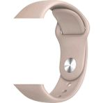 Nezih Case Apple Watch Seri 7 41MM Uyumlu Klasik Silikon Kordon Gold