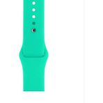 Nezih Case Apple Watch Seri 7 41MM Uyumlu Klasik Silikon Kordon NO37 - Renkli