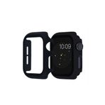 Nezih Case Apple Watch Seri 7/8/9 45mm Uyumlu Apple Kasa Ve Ekran Koruyucu 360 Tam Koruma Kapak Siyah
