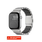 Nezih Case Apple Watch Ultra / Ultra 2 / Ultra 3 49mm Uyumlu Titanyum Silikon Kordon