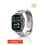 Nezih Case Apple Watch Ultra / Ultra 2 Uyumlu 49mm Metal Kordon Strap Kayış