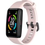Nezih Case Huawei Band 6 Uyumlu Soft Design Silikon Kordon Açık Pembe