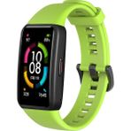 Nezih Case Huawei Band 6 Uyumlu Soft Design Silikon Kordon Yeşil