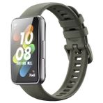 Nezih Case Huawei Band 7 Uyumlu Renkli Şık Tasarım Jel Silikon Kordon - Zeytin Yeşili