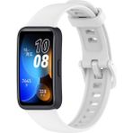 Nezih Case Huawei Band 8 / 9 / 10 Uyumlu A+ Kalite Yumuşak Jel Silikon Kordon - Beyaz