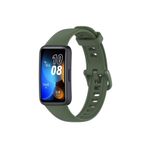 Nezih Case Huawei Band 8/9/10 Uyumlu A Kalite Yumuşak Jel Silikon Kordon Koyu Yeşil