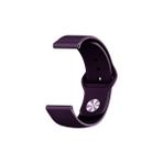 Nezih Case Huawei Gt2 42 mm Klasik Silikon Kordon (Sağlam Esnek Dizayn) Mor