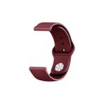 Nezih Case Huawei Gt2 42 mm Klasik Silikon Kordon (Sağlam Esnek Dizayn) Mürdüm