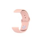Nezih Case Huawei Gt2 42 mm Klasik Silikon Kordon (Sağlam Esnek Dizayn) Pudra Pembesi
