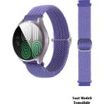 Nezih Case Huawei Honor Magic / Magic 2 / Honor Gs Pro / Gs Uyumlu Tokalı Örgü Kordon - Lila