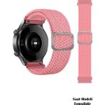 Nezih Case Huawei Honor Magic / Magic 2 / Honor Gs Pro / Gs Uyumlu Tokalı Örgü Kordon - Pembe