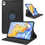 Nezih Case Huawei Honor Pad 10 12.1 Inç Uyumlu 360 Dönebilen Standlı Suni Deri Tablet Kılıfı - Siyah