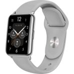 Nezih Case Huawei Watch Fit 2 Uyumlu A+ Kalite Klasik/spor Jel Silikon Kordon - Gri - Klasik Kordon