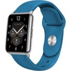 Nezih Case Huawei Watch Fit 2 Uyumlu A+ Kalite Klasik/spor Jel Silikon Kordon - Petrol - Klasik Kordon