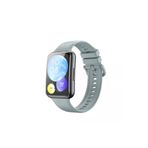 Nezih Case Huawei Watch Fit 2 Uyumlu Spor Jel Silikon Açık Mavi Kordon