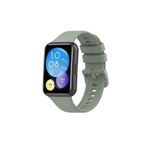 Nezih Case Huawei Watch Fit 2 Uyumlu Spor Jel Silikon Açık Yeşil Kordon