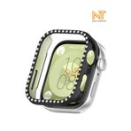Nezih Case Huawei Watch Fit 3 Uyumlu Taşlı Kasa Koruyucu