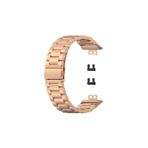 Nezih Case Huawei Watch Fit / Fit Elegant Uyumlu Metal Baklalı Paslanmaz Çelik Kordon/kayış