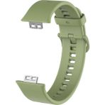 Nezih Case Huawei Watch Fit Uyumlu (Soft Tasarım) Silikon Kordon Açık Yeşil