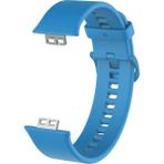 Nezih Case Huawei Watch Fit Uyumlu (Soft Tasarım) Silikon Kordon Mavi