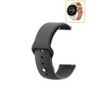 Nezih Case Huawei Watch Gt 2 Elegant 42mm Uyumlu Yumuşak Dokulu 20mm Silikon Kordon Kayış
