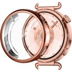 Nezih Case Huawei Watch Gt 6 41MM Uyumlu Tpu (Yumuşak Silikon) Kasa Koruyucu - Rose Gold