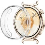 Nezih Case Huawei Watch Gt 6 41MM Uyumlu Tpu (Yumuşak Silikon) Kasa Koruyucu - Şeffaf