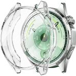 Nezih Case Huawei Watch Gt 6 46MM Uyumlu Tpu (Yumuşak Silikon) Kasa Koruyucu - Şeffaf