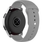 Nezih Case Huawei Watch Gt4 46MM Gt3 46MM Gt3 Pro Gt3 Se Elite Gt2 46MM GT2E Uyumlu Klasik Silikon Kordon - Açık Gri