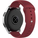 Nezih Case Huawei Watch Gt4 46MM Gt3 46MM Gt3 Pro Gt3 Se Elite Gt2 46MM GT2E Uyumlu Klasik Silikon Kordon - Bordo
