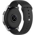 Nezih Case Huawei Watch Gt4 46MM Gt3 46MM Gt3 Pro Gt3 Se Elite Gt2 46MM GT2E Uyumlu Klasik Silikon Kordon - Siyah-Siyah