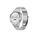 Nezih Case Huawei Watch Gt4 / Gt5 / Gt5 Pro / Gt6 / Gt6 Pro 46mm Uyumlu Paslanmaz Çelik Bakla Metal Kordon