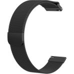 Nezih Case Huawei Watch Gt4 / Gt5 / Gt6 41mm 18MM Uyumlu Mıknatıslı Milanes Örgü Hasır Metal Kordon - Siyah