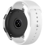 Nezih Case Huawei Watch Gt4 / Gt5 / Gt6 41mm ile Uyumlu Yumuşak Silikon Spor Kordon Strap 18mm - Beyaz
