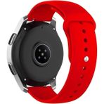 Nezih Case Huawei Watch Gt4 / Gt5 / Gt6 41mm ile Uyumlu Yumuşak Silikon Spor Kordon Strap 18mm - Kırmızı