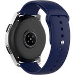 Nezih Case Huawei Watch Gt4 / Gt5 / Gt6 41mm ile Uyumlu Yumuşak Silikon Spor Kordon Strap 18mm - Lacivert