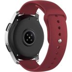 Nezih Case Huawei Watch Gt4 / Gt5 / Gt6 41mm ile Uyumlu Yumuşak Silikon Spor Kordon Strap 18mm - Mürdüm