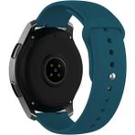 Nezih Case Huawei Watch Gt4 / Gt5 / Gt6 41mm ile Uyumlu Yumuşak Silikon Spor Kordon Strap 18mm - Petrol Mavi