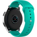 Nezih Case Huawei Watch Gt4 / Gt5 / Gt6 41mm ile Uyumlu Yumuşak Silikon Spor Kordon Strap 18mm - Turkuaz