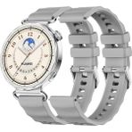 Nezih Case Huawei Watch GT6 41mm / Gt5 / Gt4 / 41mm Uyumlu ZigZag Tasarımlı Silikon Kordon 18MM - Gri
