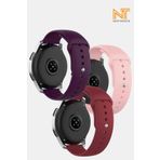 Nezih Case Huawei Watch Gt/gt2/gt2e/gt2 Pro/gt3/gt3 Pro/gt4/watch 3 /3 Pro Uyumlu 3'lü Silikon 22mm Kordon Seti