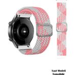 Nezih Case Huawei Watch Ultimate / Gt3 Se / Gt3 Elite / Gt Sport 46MM / Gt Runner Uyumlu Tokalı Kordon - Pembe