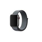 Nezih Case Kordon/kayış 42/44mm Apple Watch Seri 2/3/4/5/6/7/8/se Uyumlu Hasır Kordon Koyu Gri