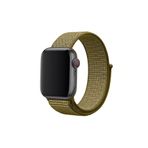 Nezih Case Kordon/kayış 42/44mm Apple Watch Seri 2/3/4/5/6/7/8/se Uyumlu Hasır Kordon Olive Flak
