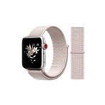 Nezih Case Kordon/kayış 42/44mm Apple Watch Seri 2/3/4/5/6/7/8/se Uyumlu Hasır Kordon Pudra/gri