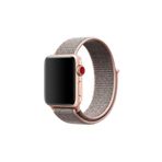 Nezih Case Kordon/kayış 42/44mm Apple Watch Seri 2/3/4/5/6/7/8/se Uyumlu Hasır Kordon Rose