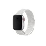 Nezih Case Kordon/kayış 42/44mm Apple Watch Seri 2/3/4/5/6/7/8/se Uyumlu Hasır Kordon Summit White
