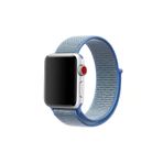 Nezih Case Kordon/kayış 42/44mm Apple Watch Seri 2/3/4/5/6/7/8/se Uyumlu Hasır Kordon Tahoe Blue